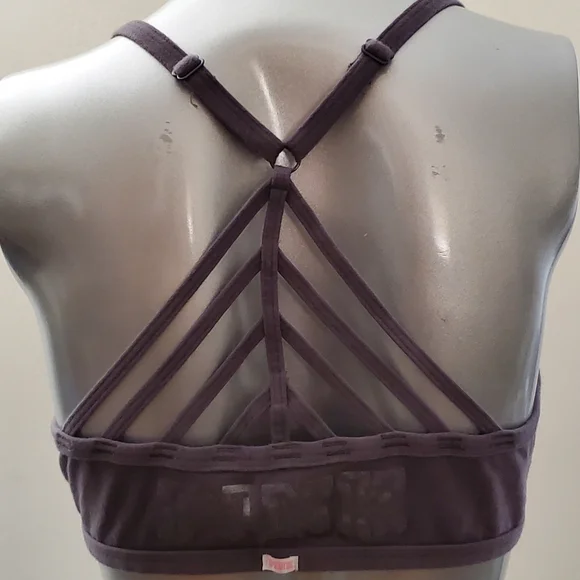 Victoria's Secret Pink Strappy Back Bralette Set of 2 - Picture 4 of 11